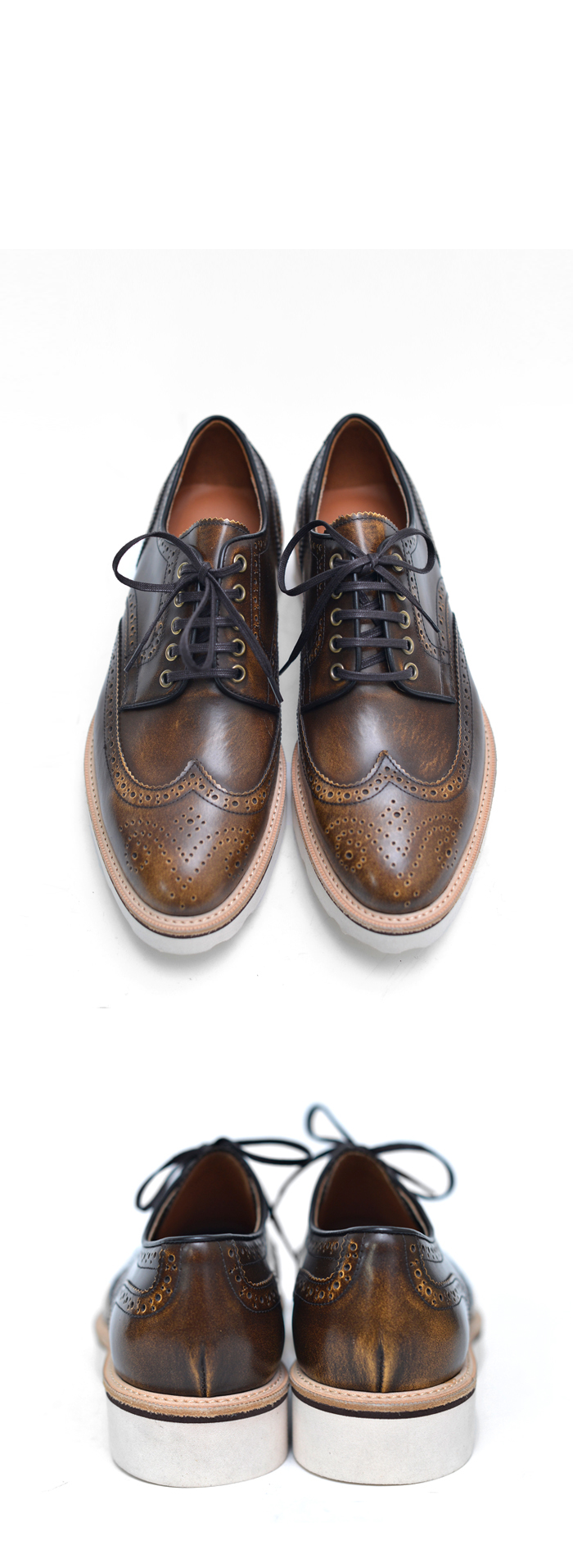 wingtip creeper shoes